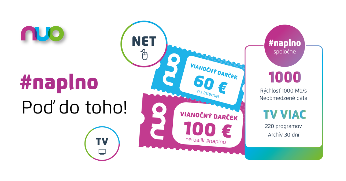 Prekvap seba aj svojich blízkych darčekovými kupónmi NUO!